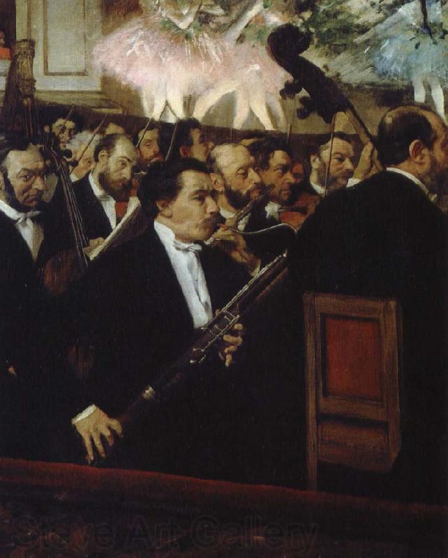 Edgar Degas lorchestre de l opera Spain oil painting art